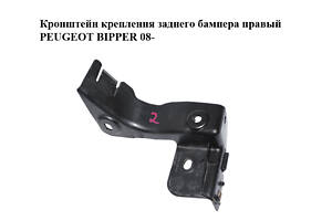 Кронштейн крепления заднего бампера правый PEUGEOT BIPPER 08-(ПЕЖО БИППЕР) (1356400080)