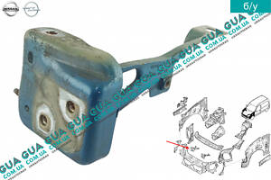 Кронштейн крипления петли капота правый 03- 7782200779 Nissan / НИССАН KUBISTAR 1997-2008 / КУБИСТАР 97-08, Renault / РЕ