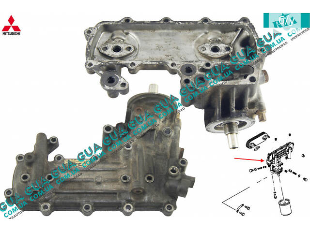Кронштейн масляного фильтра ME204051 Mitsubishi / МИТСУБИСИ PAJERO III 2000-2006 / ПАДЖЕРО 3 00-06