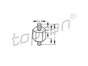 Кронштейн насоса топливного, SEAT Toledo, VW Golf, Jetta, Passat, Polo, 1.3-1.8,