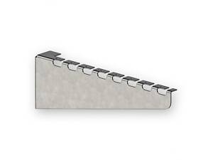 Кронштейн настінний для сітчастого лотка 200 мм, швидкого монтажу, 1,5 мм, оцинкований.