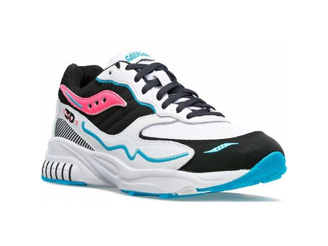Кроссовки Saucony 3D Grid Hurricane 40 White/Pink (1097-S70646-485)