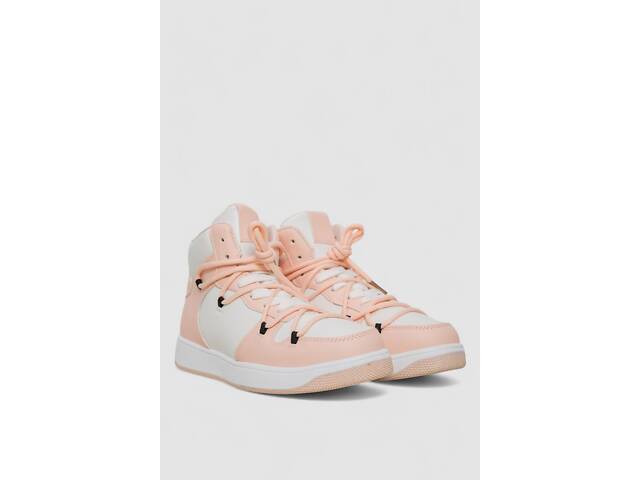 Кроссовки женские AGER Бело-розовый 243R721 37 (112885_824337) - Фото 3