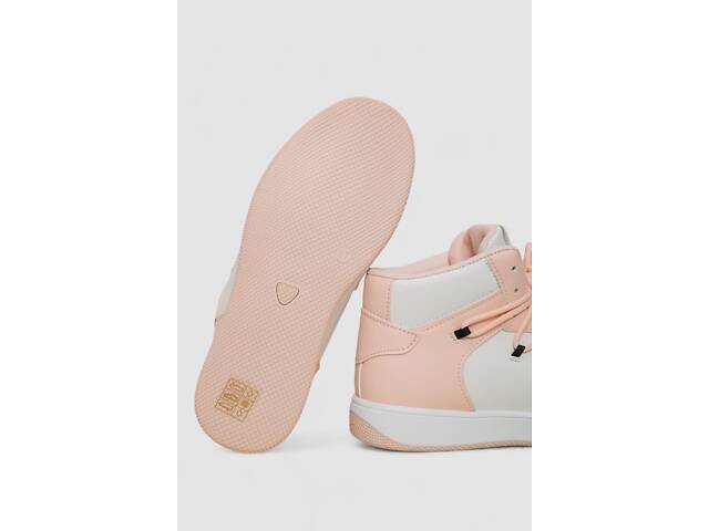 Кроссовки женские AGER Бело-розовый 243R721 37 (112885_824337) - Фото 5