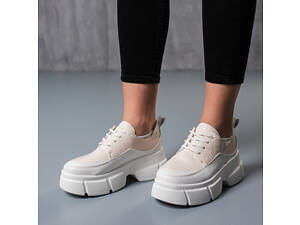 Кроссовки женские Fashion Gallant 3766 41 размер 25 см Бежевый