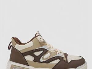 Кроссовки мужские демисезонные, цвет бежево-коричневый, 243RHK11