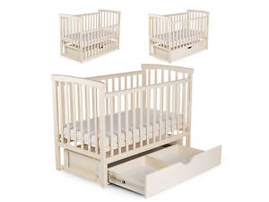 Ліжко БУК 'Мрія' колір - ваніль, з шухлядою DS-202 (1)