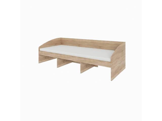 Ліжко односпальне з ящиками Еверест Комфорт 3 193х84х59 см Дуб сонома (DTM-5727) - Фото 5