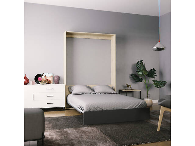 Ліжко-трансформер Art in Head Mitra 1,4 1508x2154x2120 К - Дуб сонома / Ф - Антрацит (SM01130200000) - Фото 4