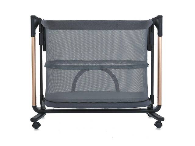 Ліжечко-манеж EL CAMINO NOA ME 1125-G Dark Gray - Фото 6