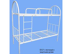 Ліжка металеві двоярусні для гуртожитків.