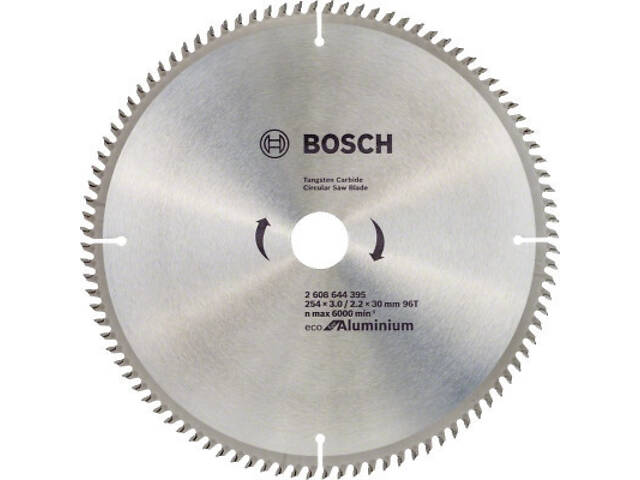 Коло відрізне Bosch Eco for Aluminium 254x3x30-96T (2.608.644.395) - Фото 1