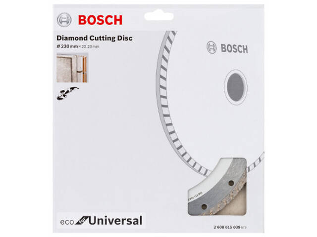Коло відрізне Bosch ECO Universal Turbo 230-22.23 (2.608.615.039) - Фото 2