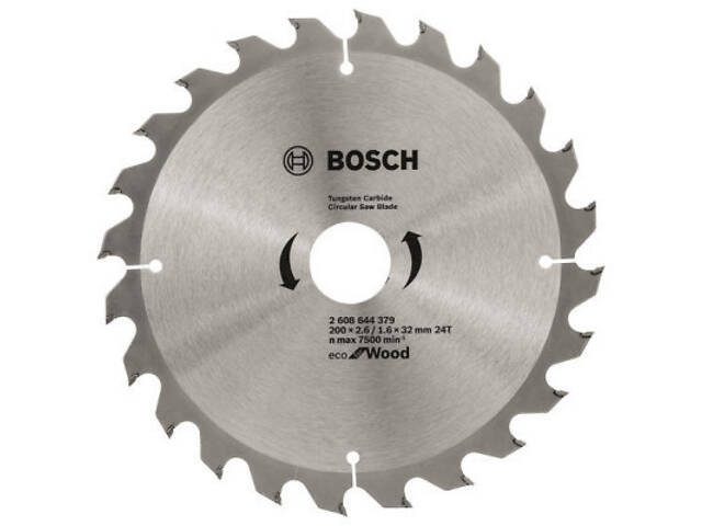 Круг відрізний Bosch ECO WO 200x32-24T (2.608.644.379) - Фото 1