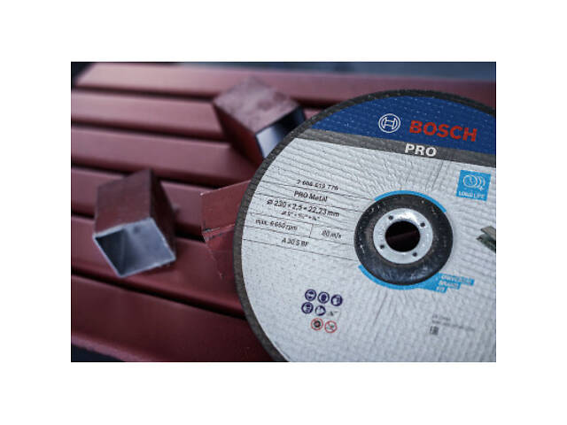 Круг відрізний Bosch Standard, 230х22.23мм, по металу (2.608.619.776) - Фото 4