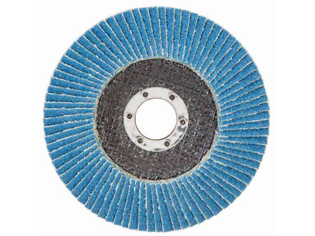 Круг зачистний Sigma пелюстковий торцевий Т29 (конічний) ZA 125мм P80 (9173541) - Фото 1