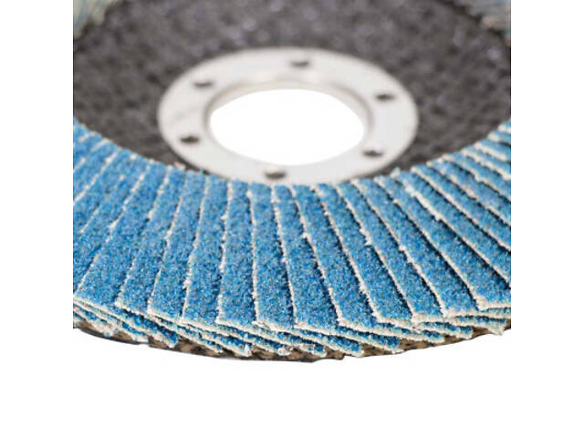 Круг зачистний Sigma пелюстковий торцевий Т29 (конічний) ZA 125мм P80 (9173541) - Фото 4