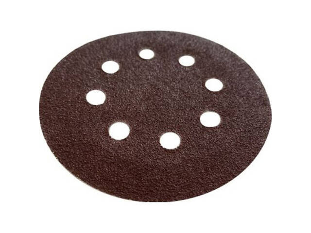 Коло зачисне Зеніт 125 мм з отворами під пиловидалення (10 шт.) Р60 (12500060) - Фото 2