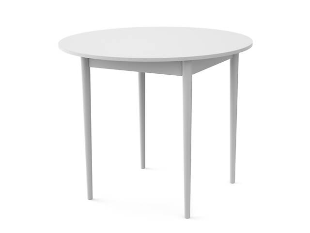 Круглий стіл Неман ДЕРІЛ Білий/Білий - Фото 1
