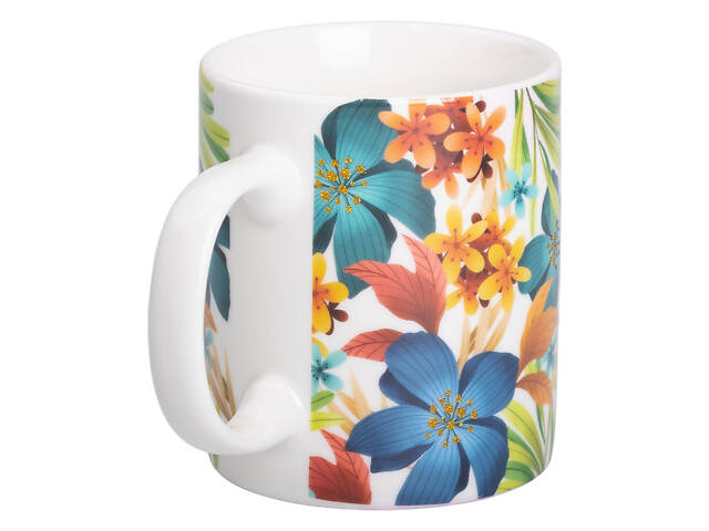 Кружка порцелянова з малюнком 400 (мл) для чая та кави RX-N240472BL - Фото 2