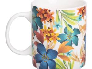 Кружка порцелянова з малюнком 400 (мл) для чая та кави RX-N240472BL