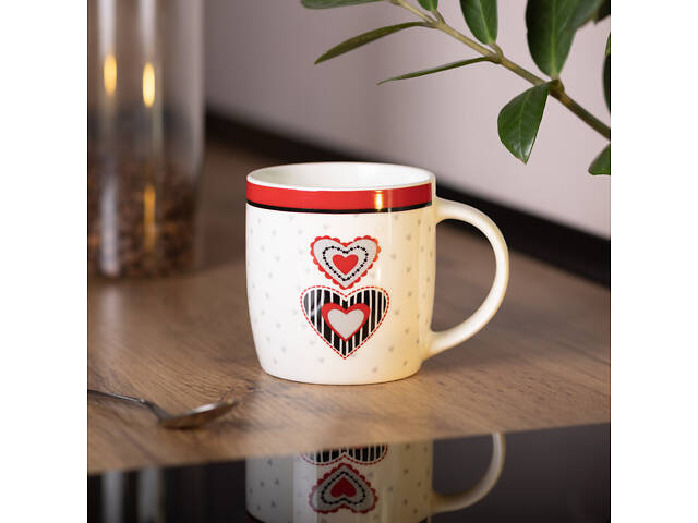 Чашка керамічна 400 (мл) для чаю та кави - Фото 4