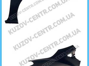 Крыло переднее левое Mazda 2 07-11 (с отв. повт., без отв. молд.) (FPS) D65152211B