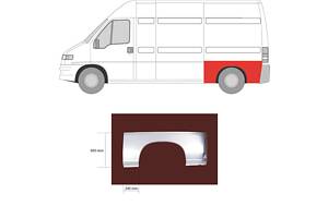 Крыло заднее FIAT DUCATO (230_) / PEUGEOT BOXER (244) 1994-2006 г.