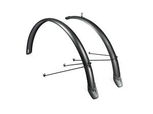 Крылья Eurofender Duo 28' / 58 мм черный-матовый (ros020)