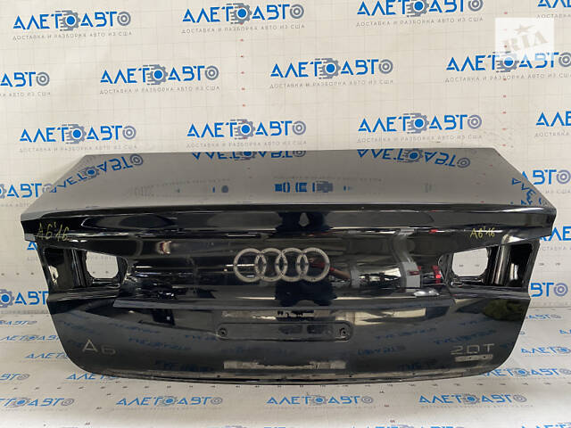 Крышка багажника Audi A6 C7 12-18 черный LY9B, царапины, тычка