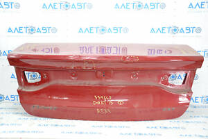Крышка багажника Dodge Dart 13-16, красная PRM, вмятины по кромке, тычки