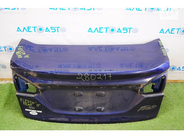 Крышка багажника Ford Fiesta 14-19 4d без спойлера, синий L6