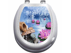 Кришка для унітазу з малюнком VEZZER Drawing 3 VZ10 36х40 см