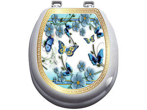 Кришка для унітазу з малюнком VEZZER Drawing 1 VZ07 36х40 см