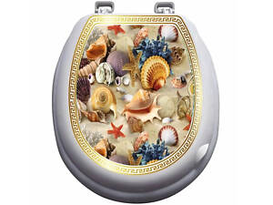Кришка для унітазу з малюнком VEZZER Drawing 6 VZ15 36х40 см