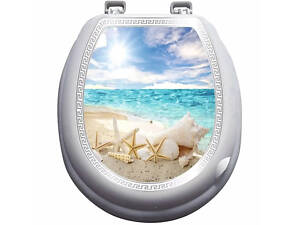 Кришка для унітазу з малюнком VEZZER Drawing 7 VZ18 36х40 см