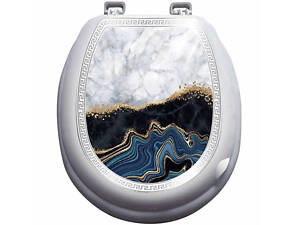 Кришка для унітазу з малюнком VEZZER Drawing 9 VZ01 36х40 см