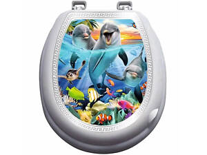 Кришка для унітазу з малюнком VEZZER Drawing 4 VZ11 36х40 см