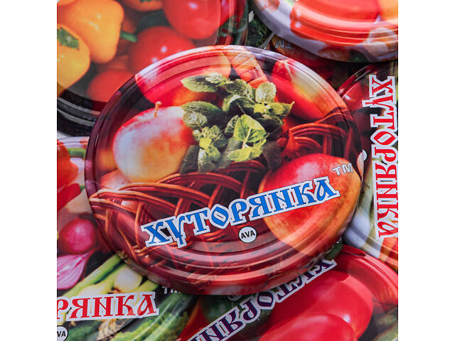 Крышка евро для консервации винтовая закруточная твист офф Хуторянка (20шт/пак) - Фото 4