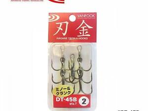 Крючки рыболовные Vanfook тройные DT-45B NS Black #08 8шт