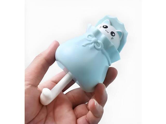 Гачки для ключів Котики RESTEQ 2 шт, ключниця Кіт у мішку, вішалка декоративна для ключів і рушників - Фото 5