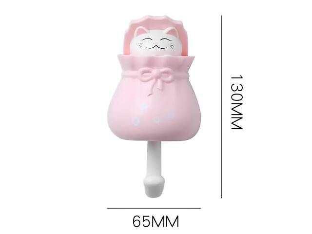 Гачки для ключів Котики RESTEQ 2 шт, ключниця Кіт у мішку, вішалка декоративна для ключів і рушників - Фото 7