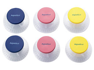 Гачки на вакуумних присосках s42 Ø40×40мм кольорові (6шт) AQUATICA (9784281)