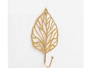 Гачок Листок золотистий 5562 18х9,5 см