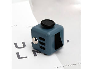 Кубик антистресс Fidget Cube 14126 3.5х3.5х4 см темно-синий с черным