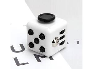 Кубик антистресс Fidget Cube 14452 3.5х3.5х4 см белый с черным