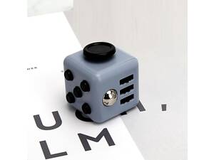 Кубик антистресс Fidget Cube 18580 3.5х3.5х4 см серый с черным