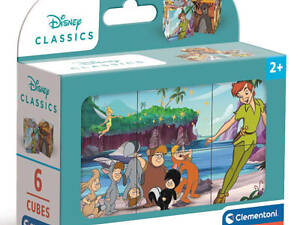 Кубики Clementoni пазл Disney Classic, 6 елементів (40657)