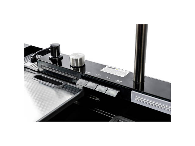 Кухонна мийка MITTONI B-5 7546 чорна з нержавіючої сталі. - Фото 8