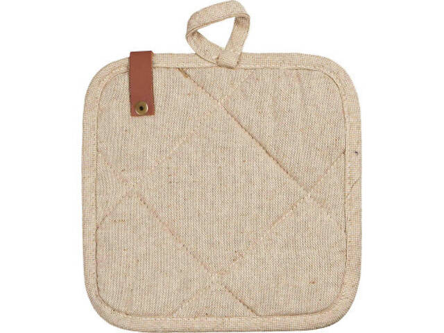 Кухонна прихватка Ardesto Oliver, 20х20 см, 100% бавовна, нап-ч: ватин, шоколад (ART04OR) - Фото 3